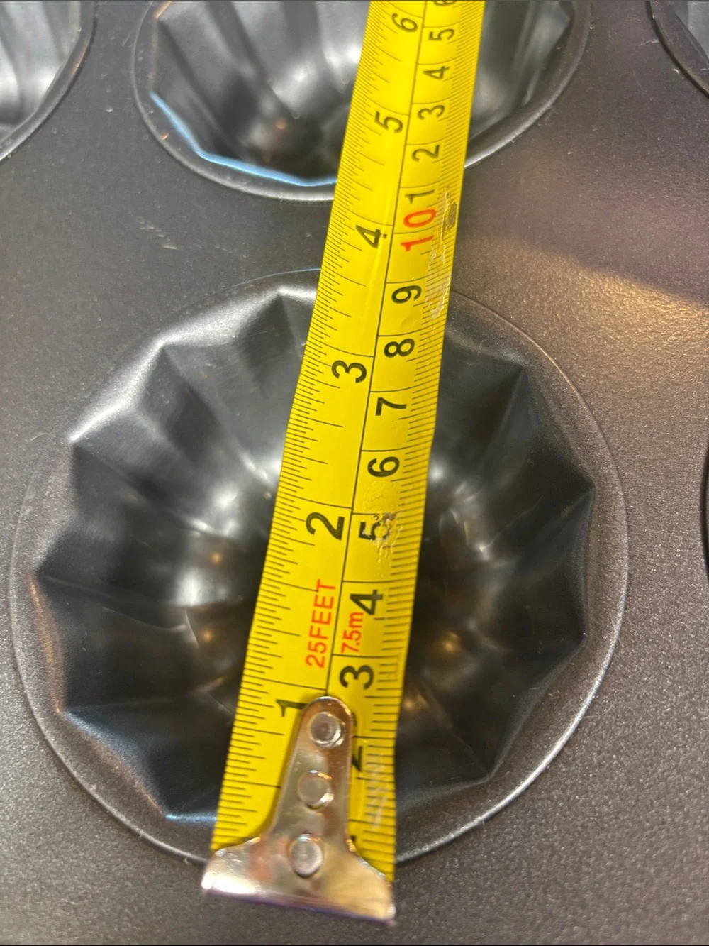 6-Cavity Mini Bundt Cake Pan Nonstick Fluted Baking Mold